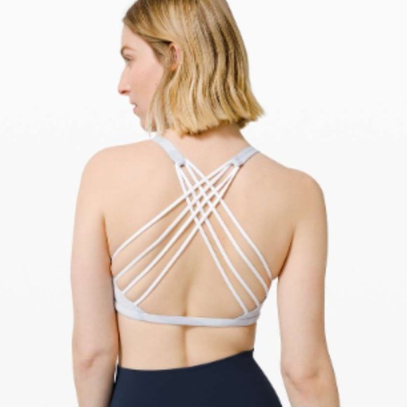 LULULEMON FREE TO BE GRAY CAMO SPORTS BRA - Picture 5 of 5